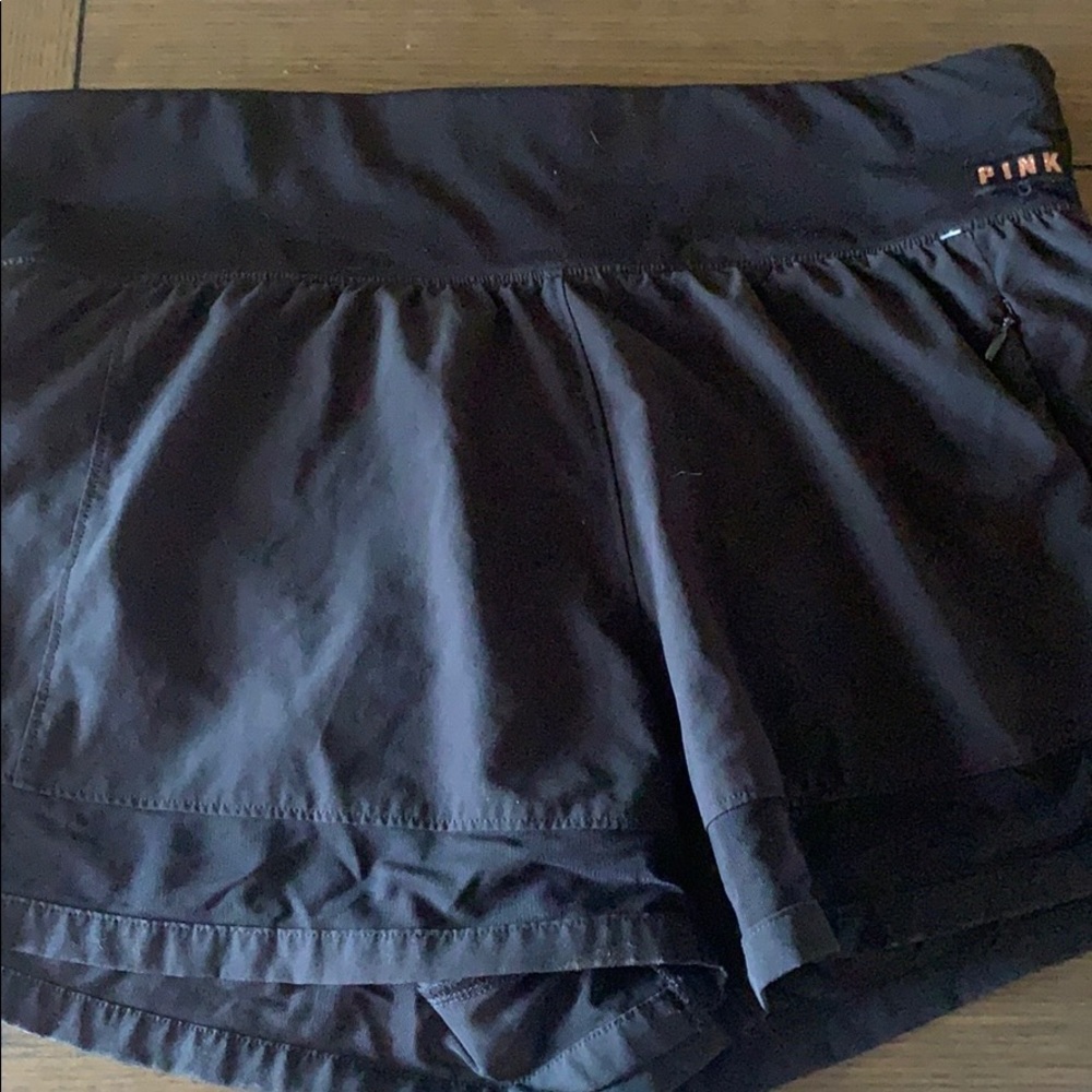 PINK black track short size M